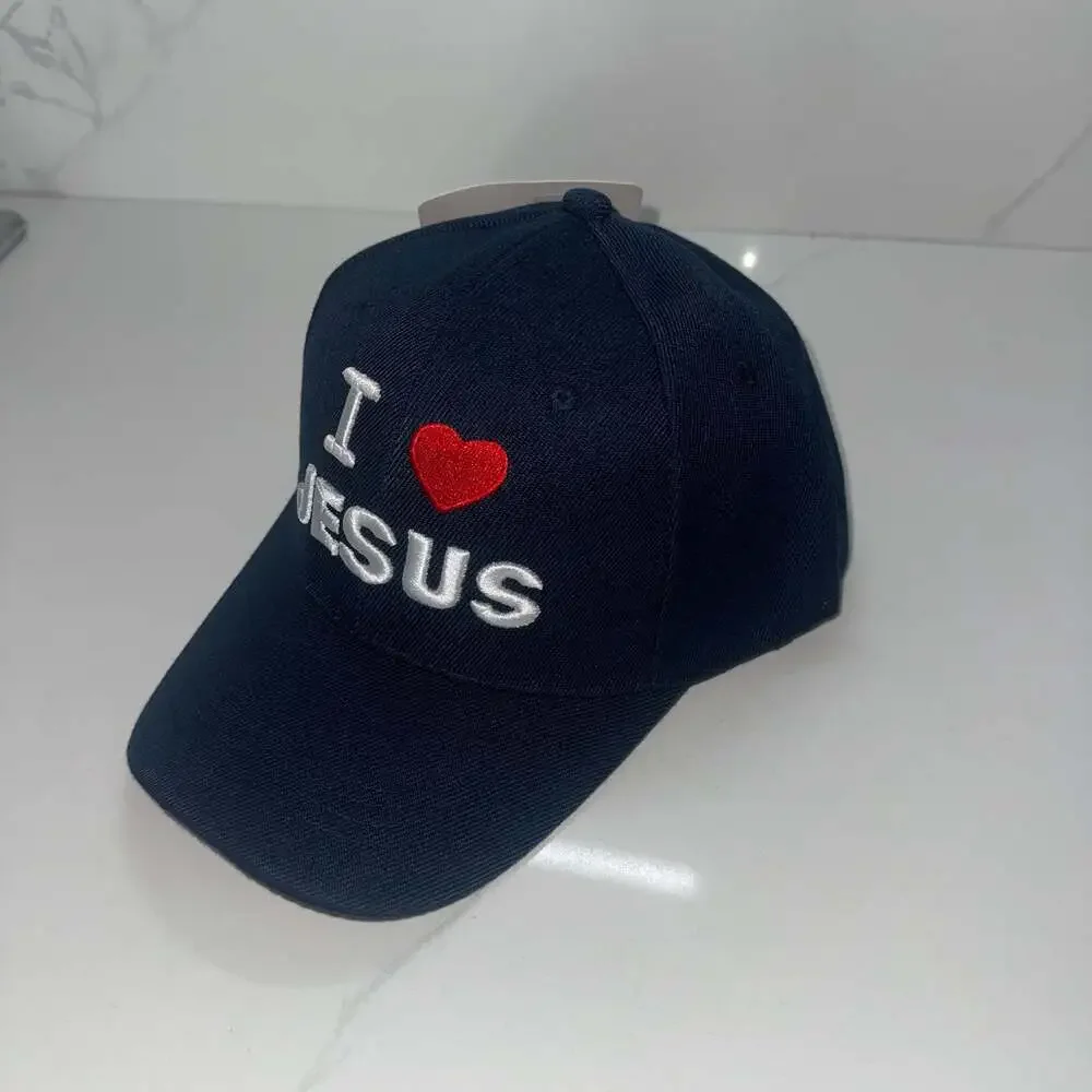 LjIsland I Love Jesus Embroidered Baseball Cap NWT